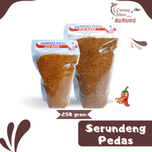 serundeng eco raos pedas (250gr)