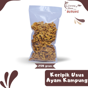 keripik usus ayam kampung (250gr)