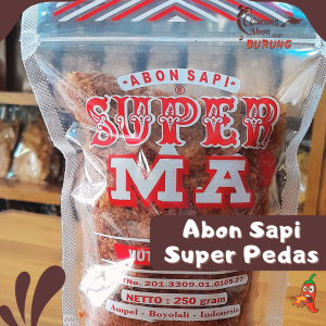 abon sapi pedas
