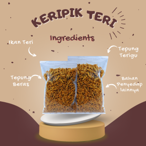 keripik teri (250gr)