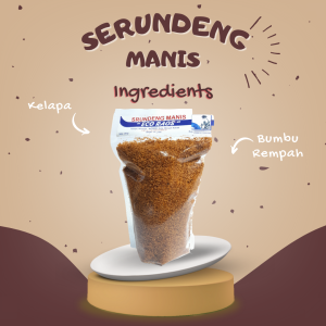 serundeng eco raos manis (250gr)