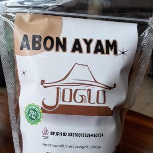 abon daging ayam joglo original non msg (100gr)