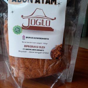 abon daging ayam joglo original non msg (100gr)