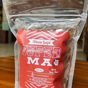 abon super ma pedas non msg (250gr)